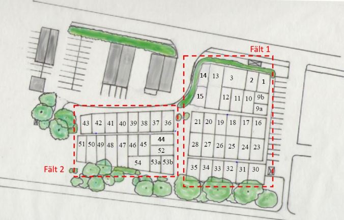 Fält 1 o 2 markering ny